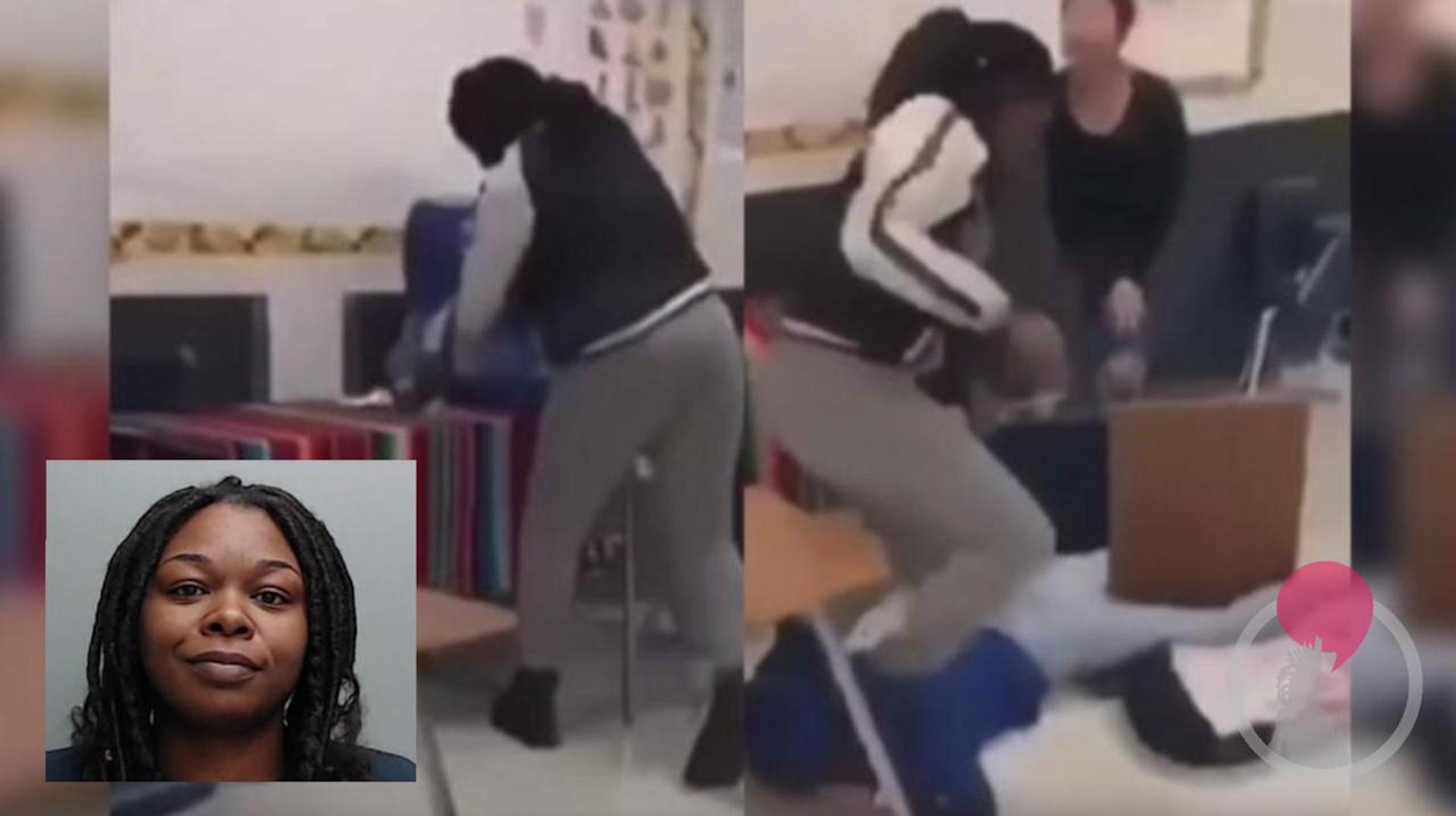 Maestra de Texas golpea a uno de sus alumnos