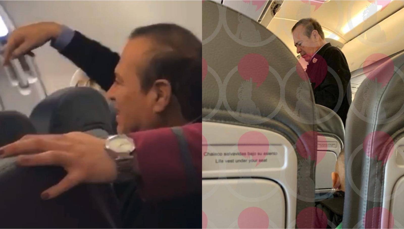 Sorprenden al Alcalde Arturo González viajando a Cancún.