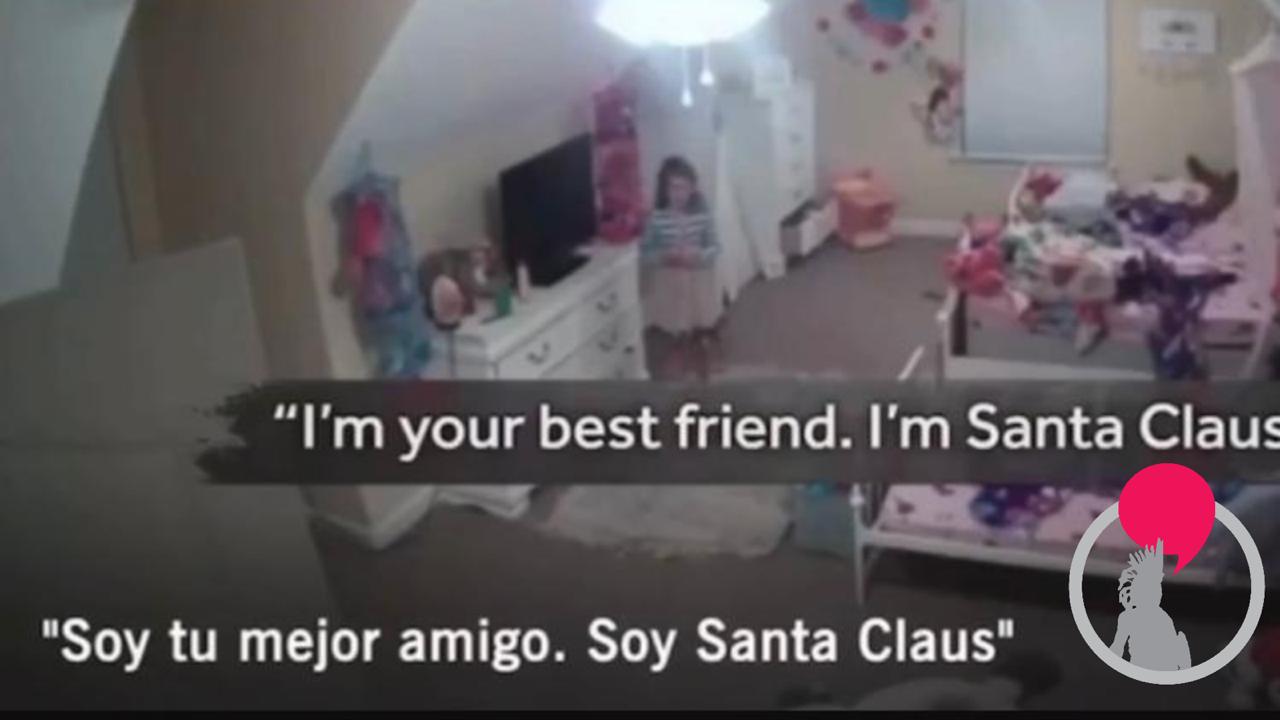 Hacker interviene  cámara de seguridad y da tremendo susto a menor de 8 años.