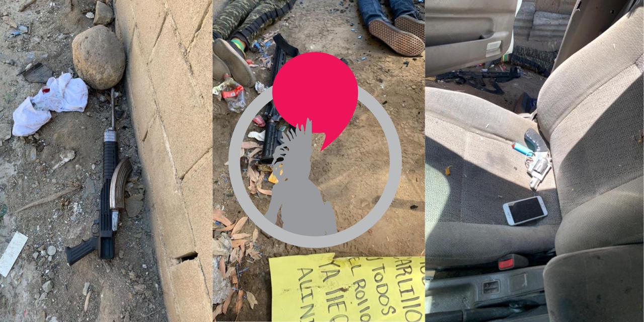 Policía municipal héroe abate a tres sicarios antes de ser herido.