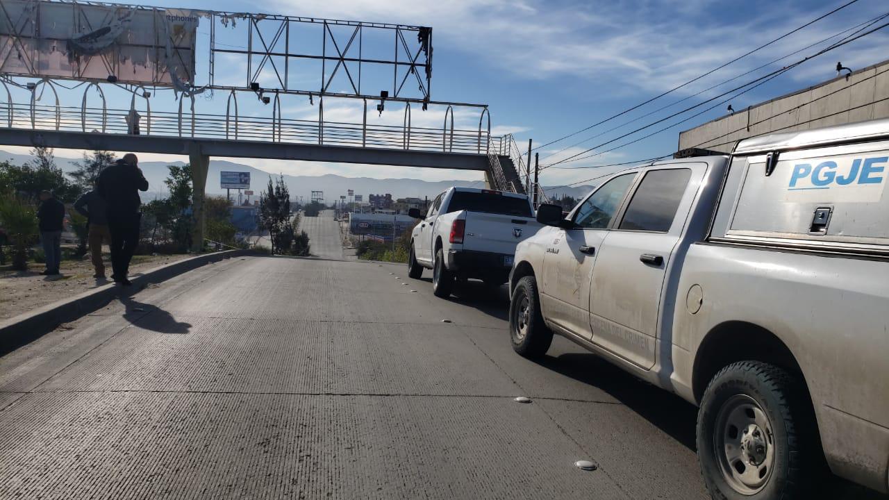 Dejan maleta con restos humanos  en la Fiscalía General del Estado ubicada en el Mariano Matamoros