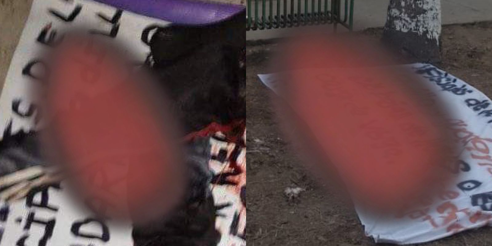 AMENAZAN A POLICÍAS MUNICIPALES DE TIJUANA CON DESCUARTIZADO Y NARCOMANTAS