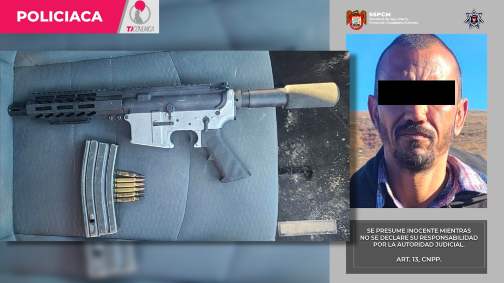 Policía de Tijuana asegura a sujeto en posesión de un fusil de asalto ...