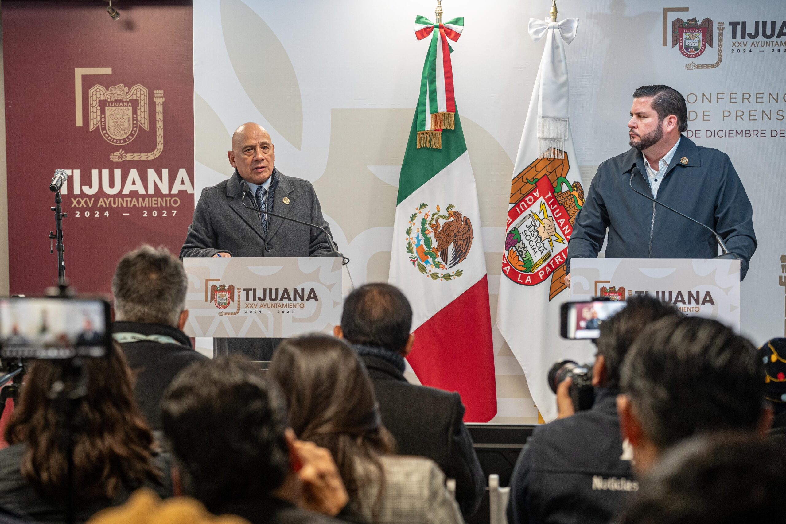 Funcionarios del Ayuntamiento de Tijuana, exponen resultados de los últimos 3 meses