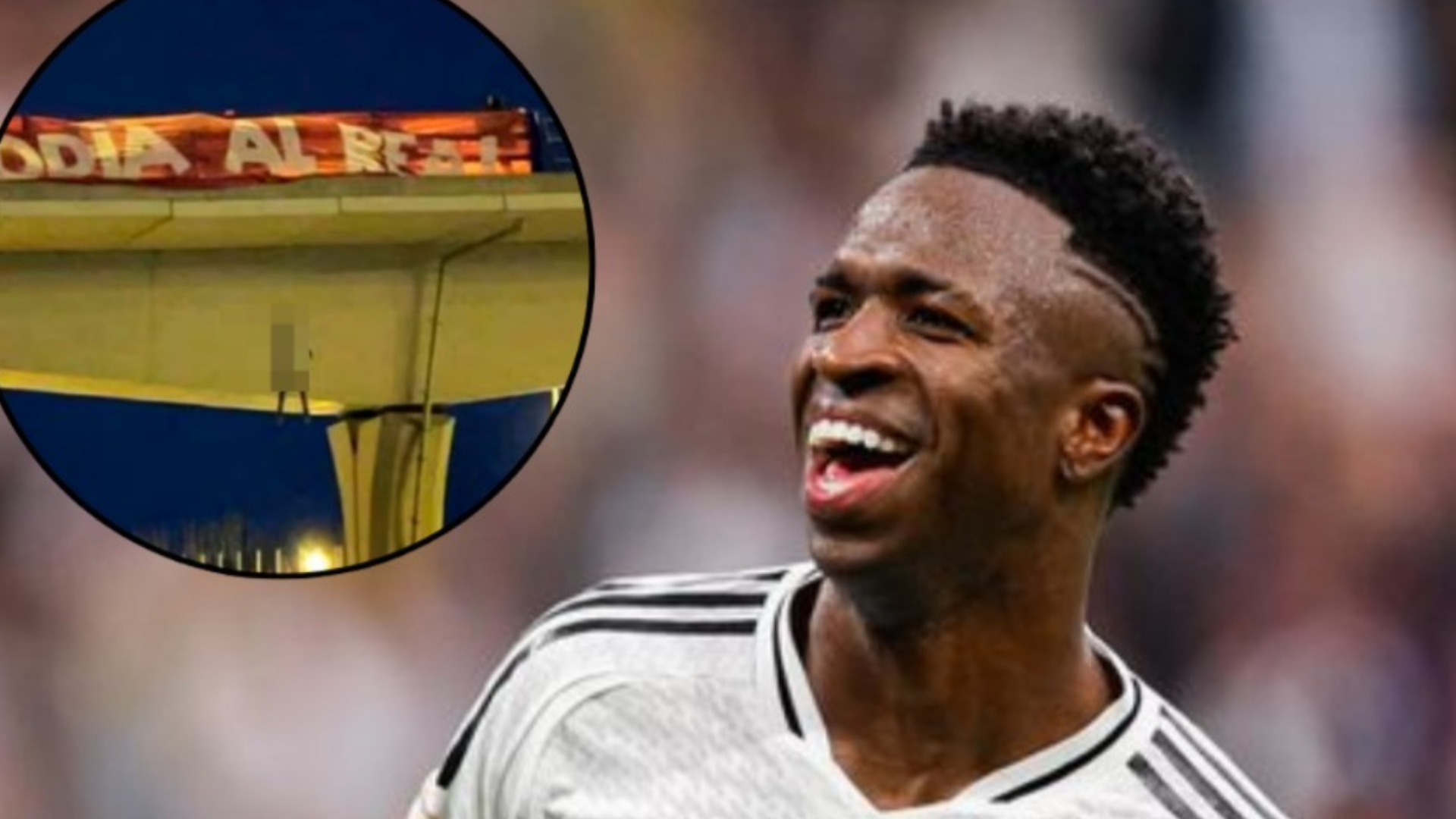 Vinicius declara que temió por su vida por muñeco colgado en Madrid.