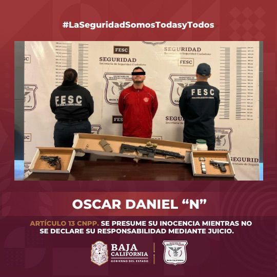 Aseguran fusiles, cartuchos y droga en distintos puntos de Tijuana