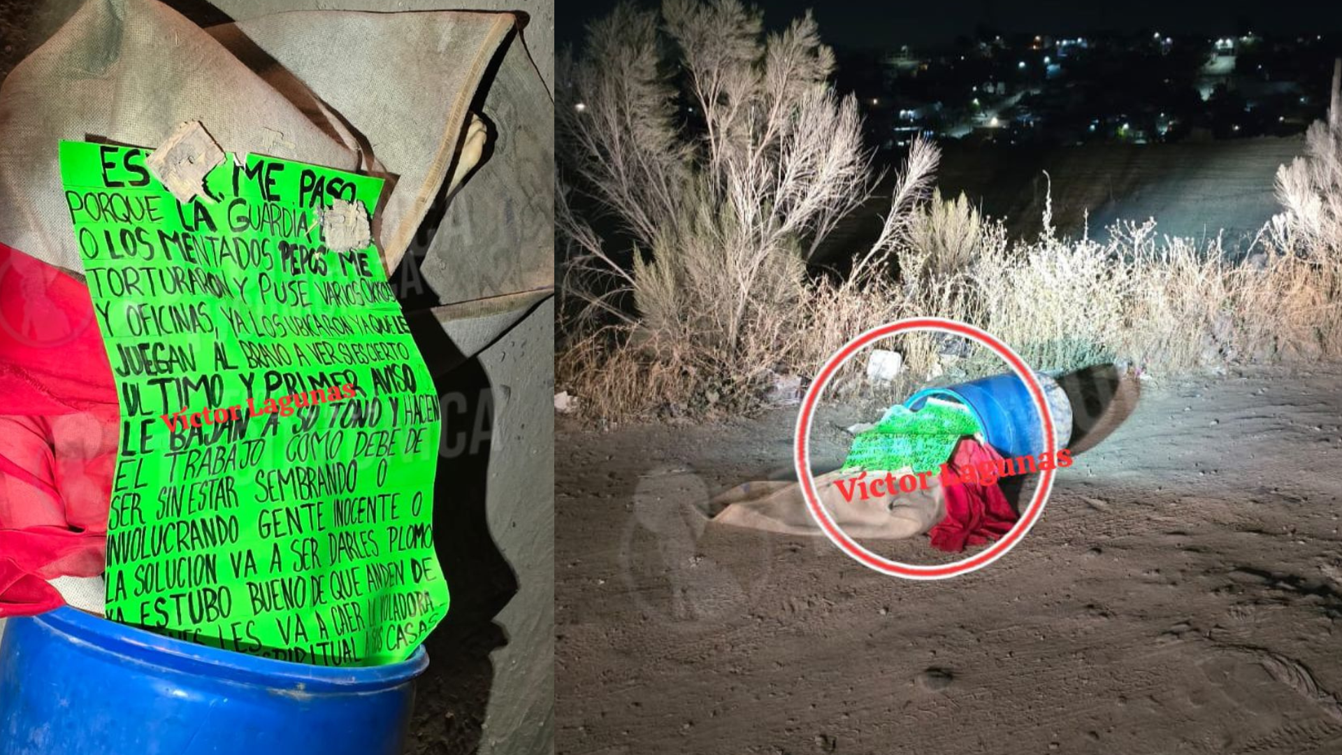 “Dejen de sembrar gente inocente o les va a caer la voladora”; le dejan otra manta y un “entambado” a los Pepos de Tijuana.