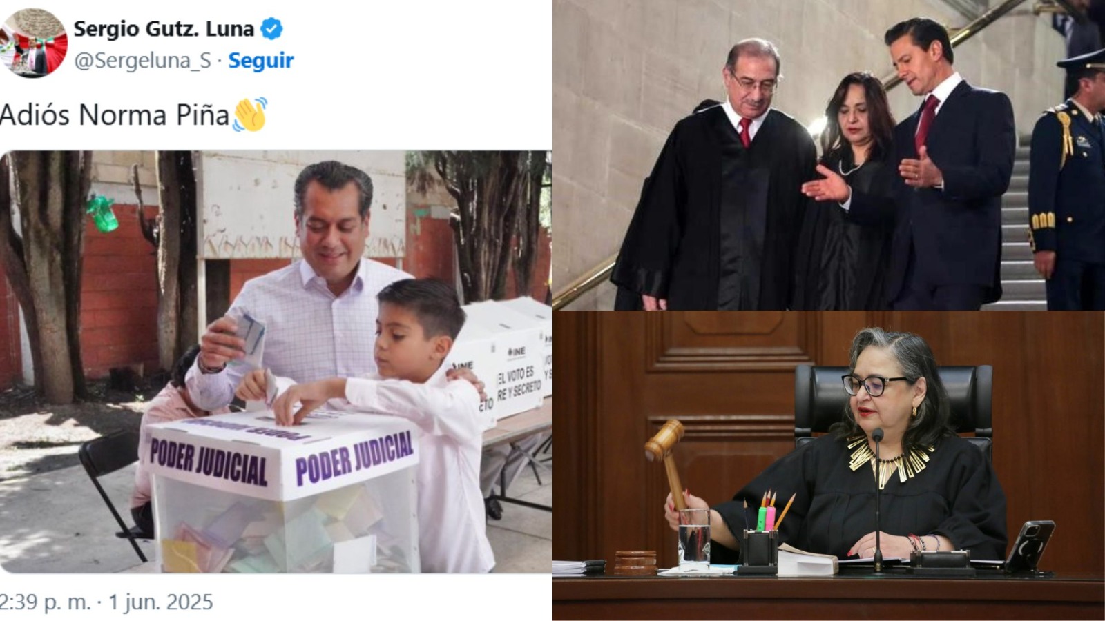 Le dicen “Adiós” a Norma Piña de la presidencia de la SCJN.