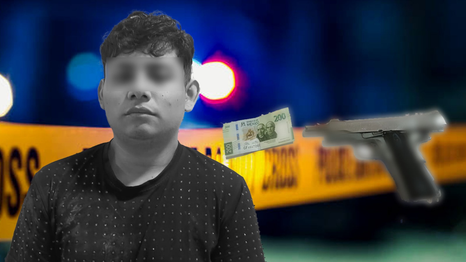 Lo detienen tras asaltar a uber con pistola de utilería.