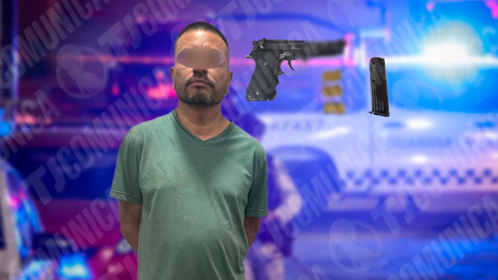 Detienen a escolta del exsecretario de Seguridad de Tijuana tras amenazar con arma a una mujer