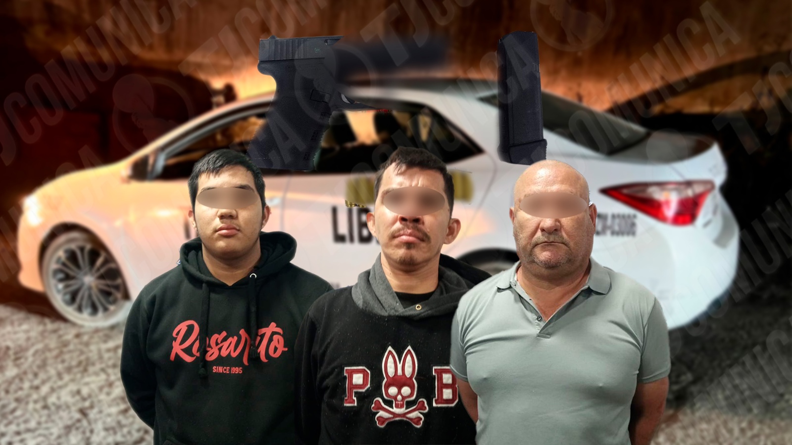 Iban armados en taxi libre y dijeron trabajar para el crimen organizado