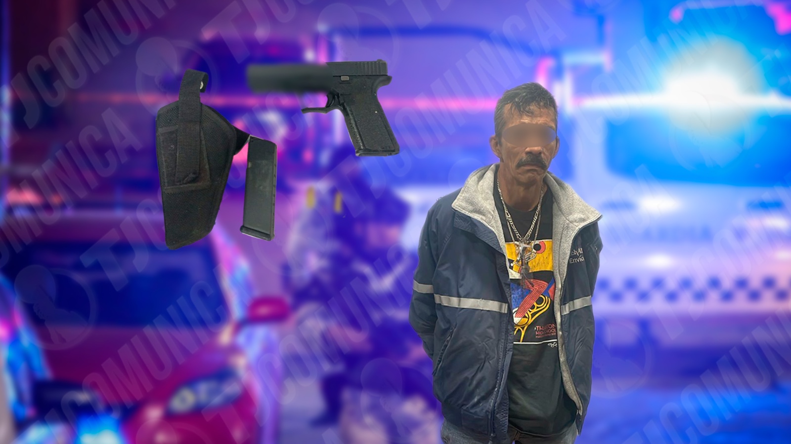 Detienen a hombre armado en la colonia Francisco Villa