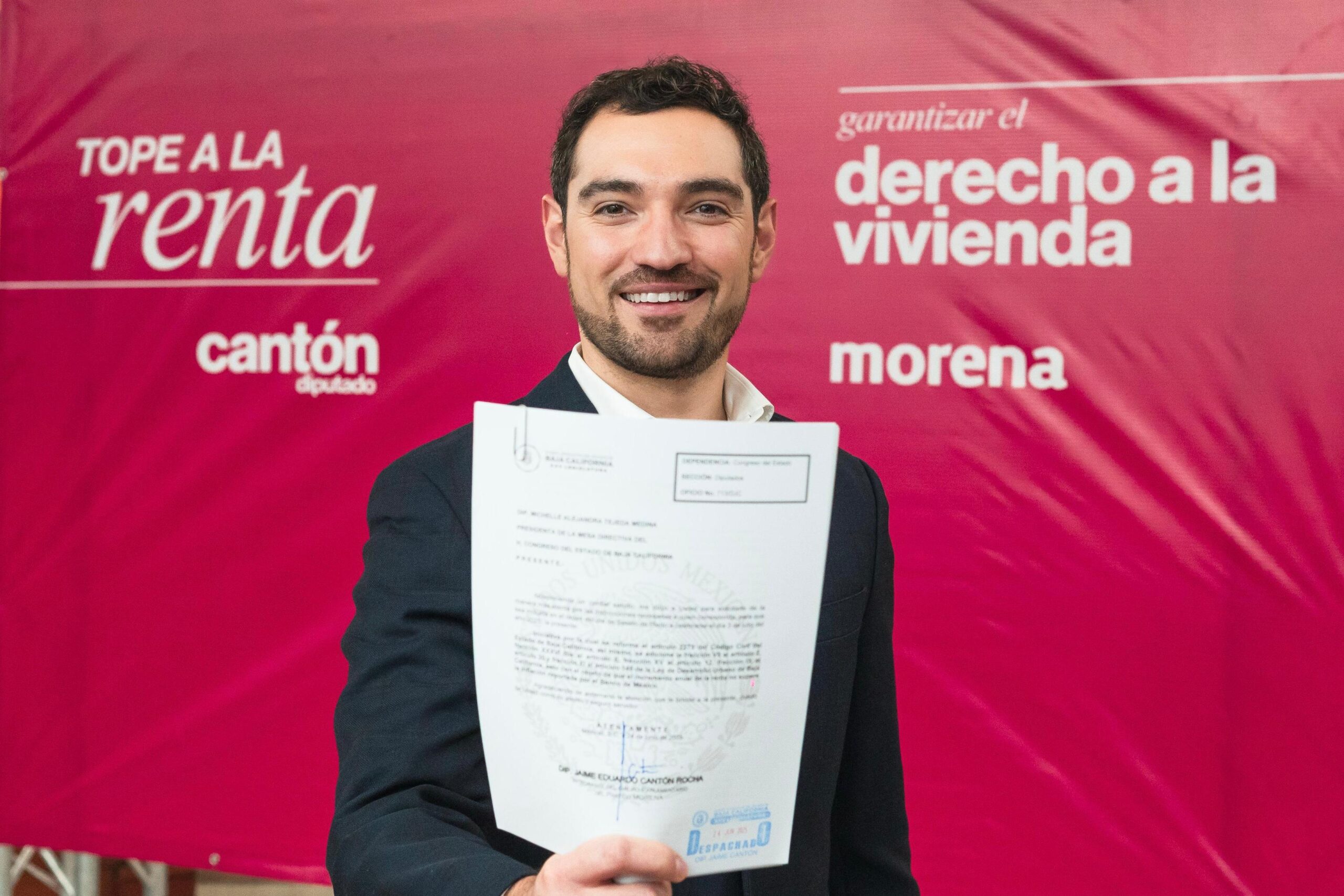 Impulsa Jaime Cantón “Tope a la renta” para proteger de abusos a los bajacalifornianos