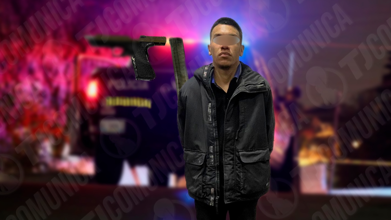 “Trabajo para un cártel de Tijuana”, dijo “El Chango” mientras la Municipal lo detenía