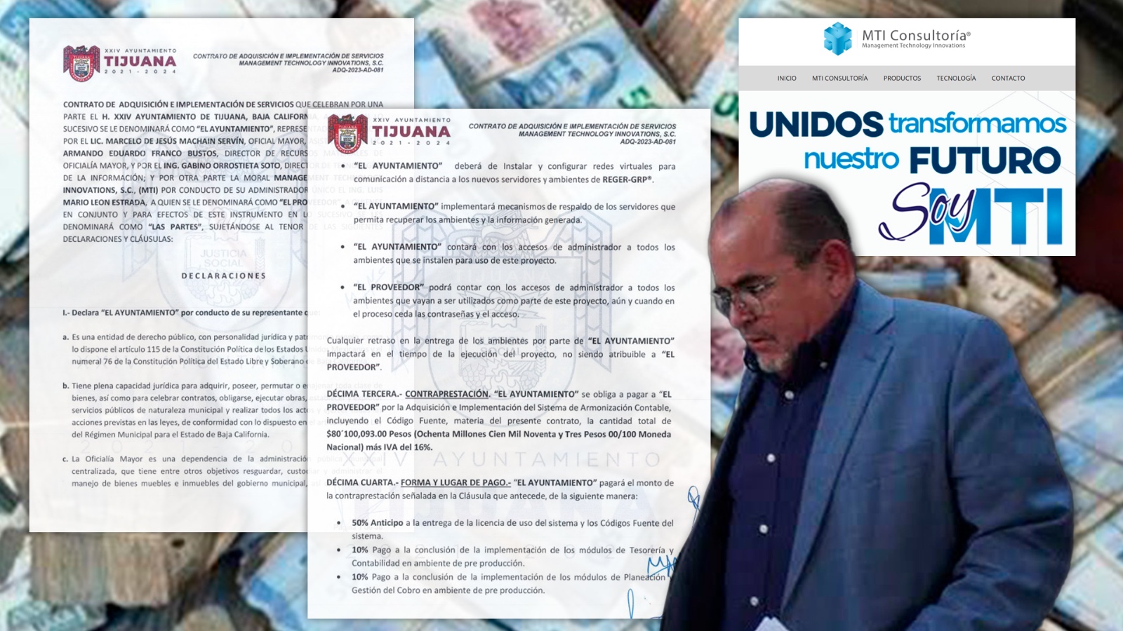 XXIV Ayuntamiento pagó más de 90 millones a empresa fantasma por un sistema contable que nunca funcionó; Machain asegura que no se hará cargo.