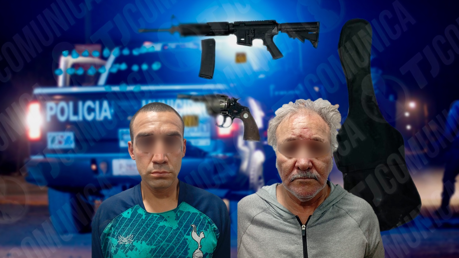 Como Antonio Banderas en El Mariachi, traían arma larga, corta y hasta globos dentro de su estuche de guitarra