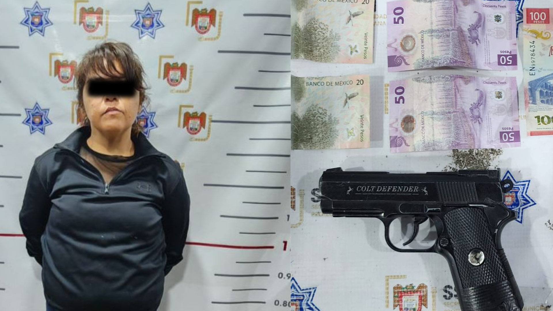 Detienen a mujer por robo con violencia a taxista en Camino Verde