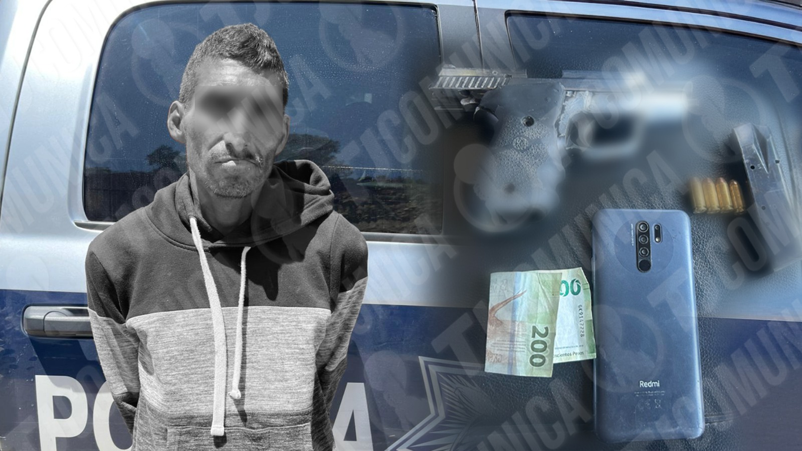 Por 200 pesos y un celular, terminó detenido por la Municipal de Tijuana