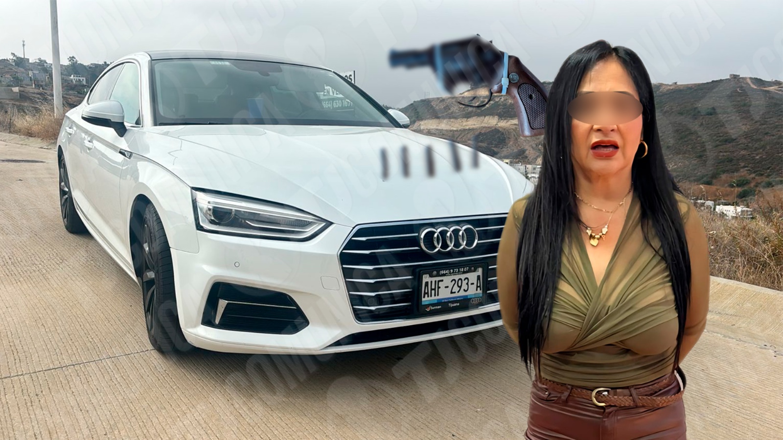 Como Laurita Garza, quiso privar de la vida a su pareja sentimental; la detuvo la Policía Municipal.