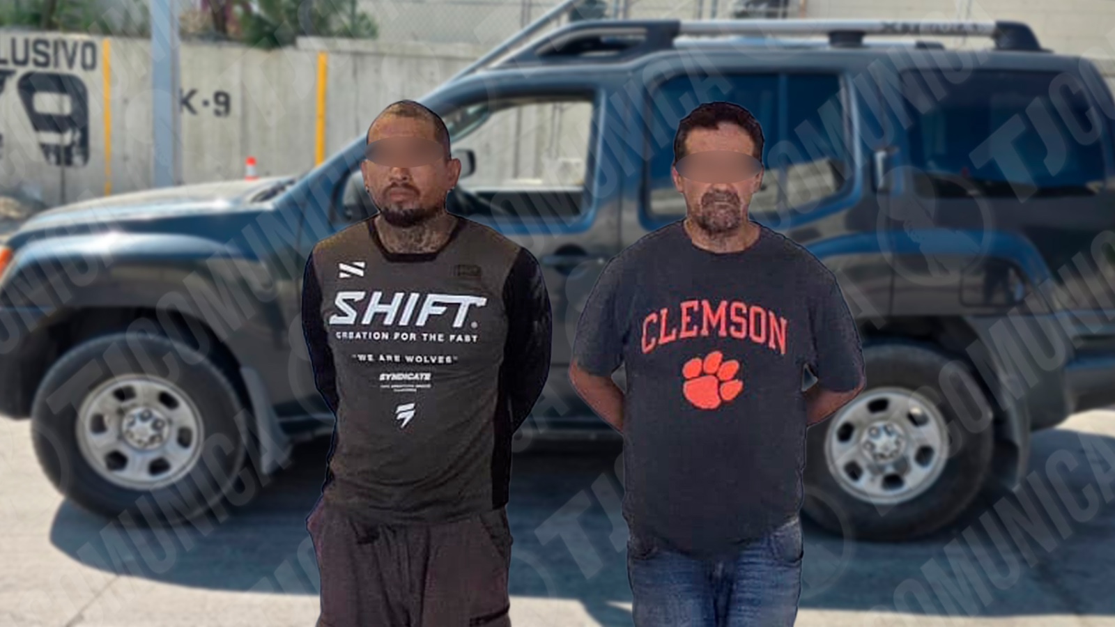 Circulaban en camioneta robada de EU; son detenidos en operativo conjunto