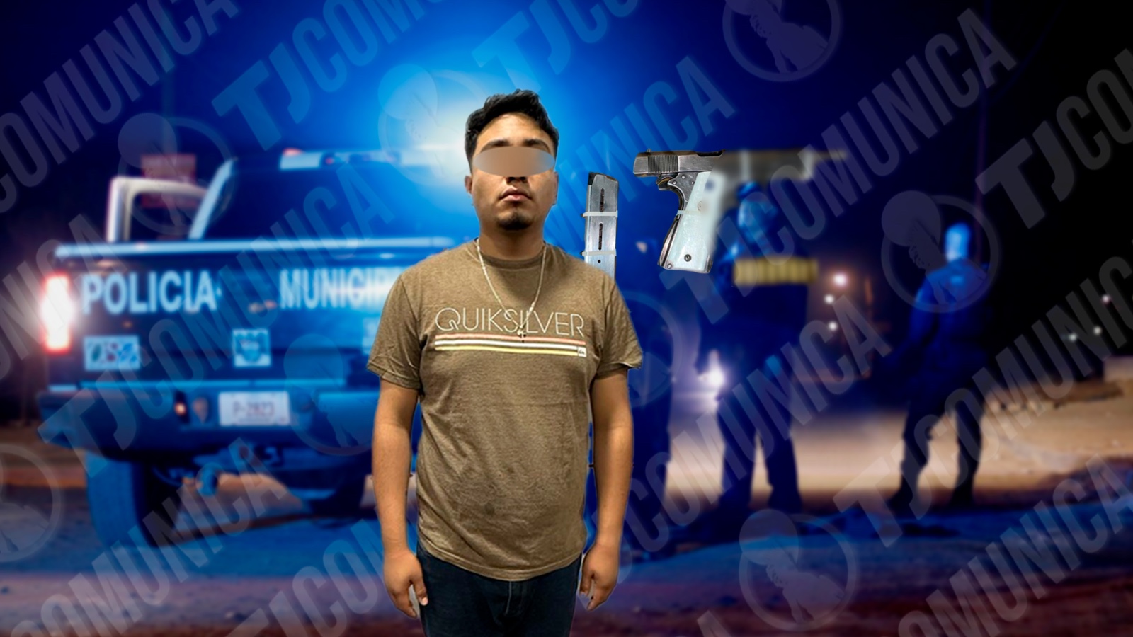 Unidad Táctica detiene a hombre armado en la Sánchez