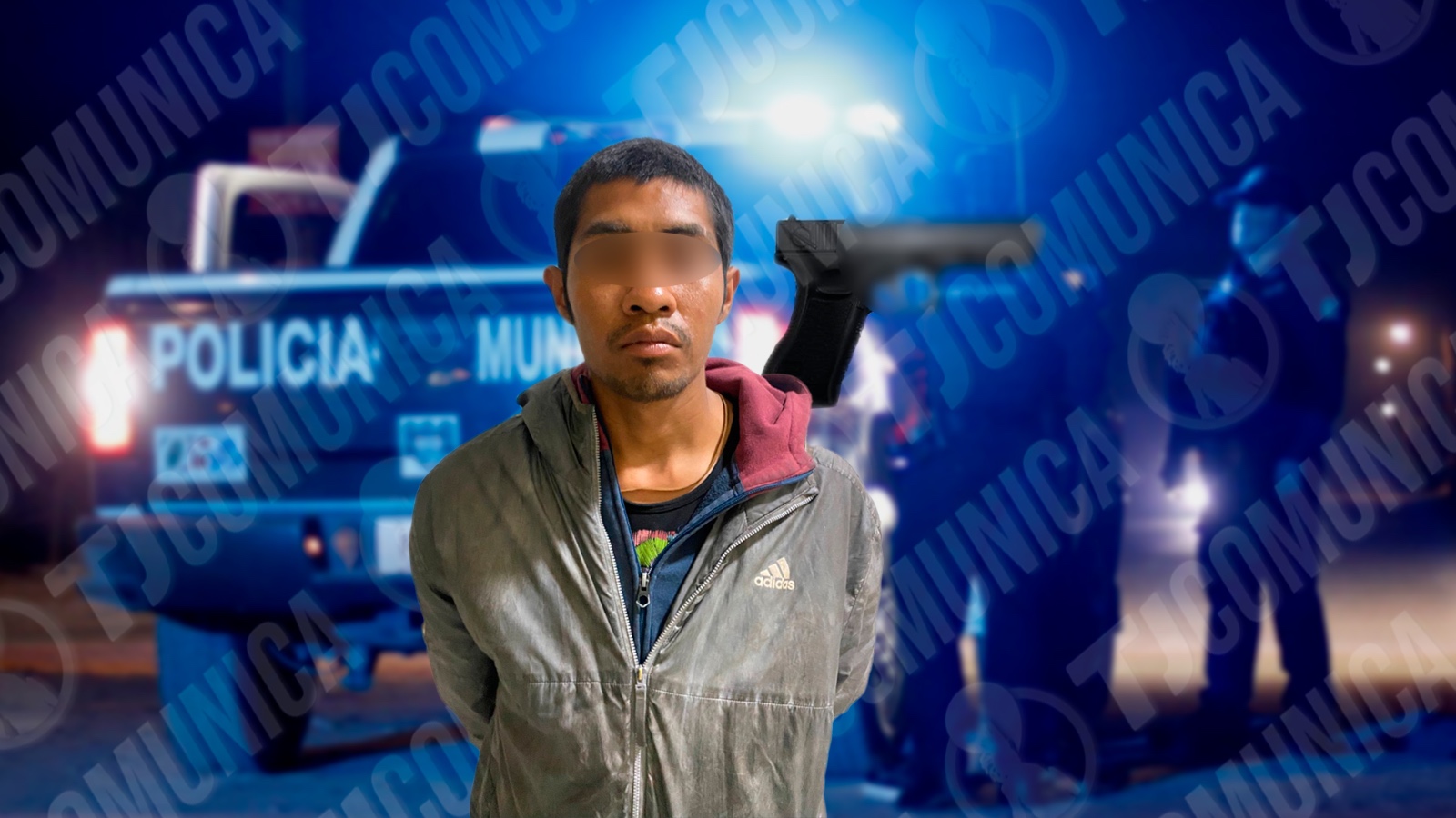 Usó una pistola falsa para asaltar; lo detienen con 100 pesos y un iPhone robado