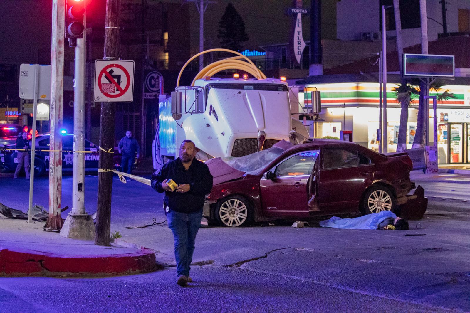 Muere joven en accidente vial sobre bulevar Agua Caliente
