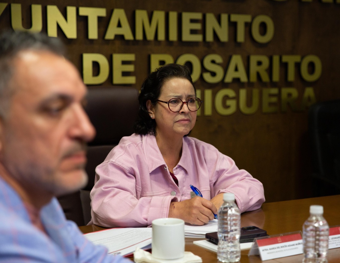 Rocio Adame refuerza coordinación interinstitucional en la Mesa de Seguridad de Playas de Rosarito