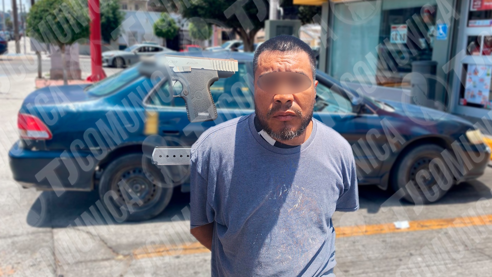 ¡Cae Tazo Dorado con una “Larga” camuflajeada y logo de The Punisher!