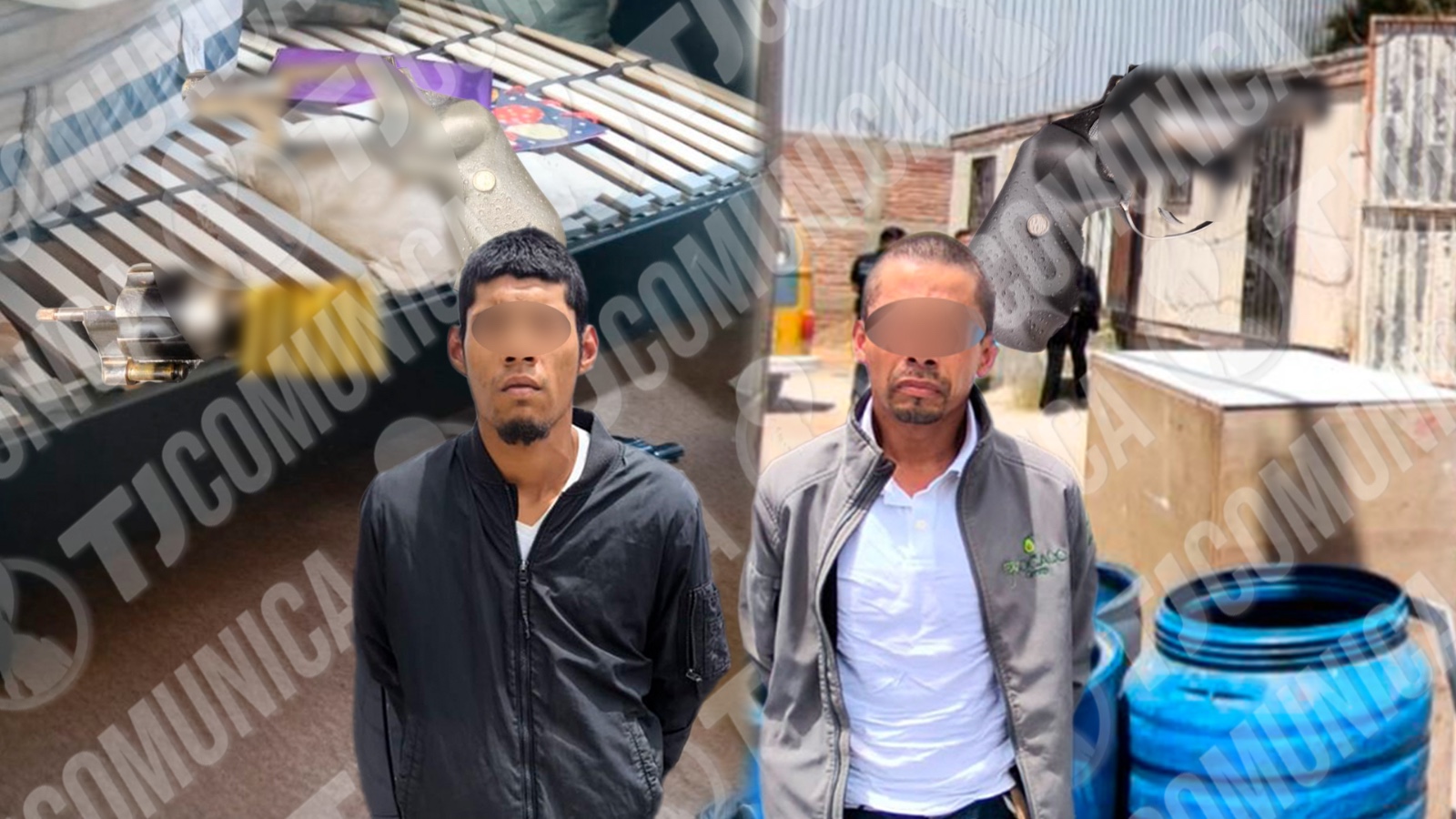 Sujetos se escondían entre cobijas con revólver en mano para asaltar a sus víctimas