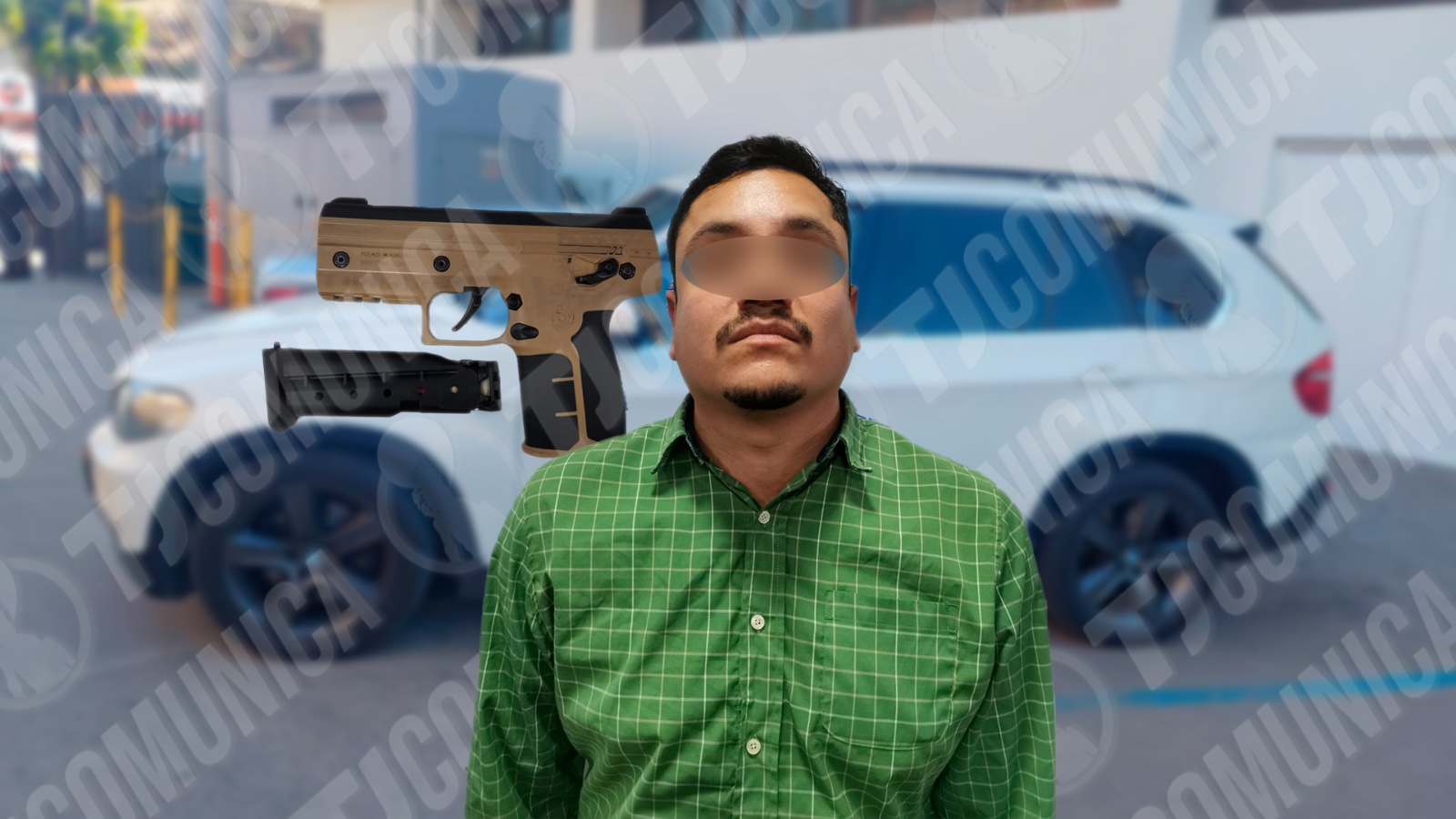 Lo atora la municipal con pistola “no letal” por hacer detonaciones