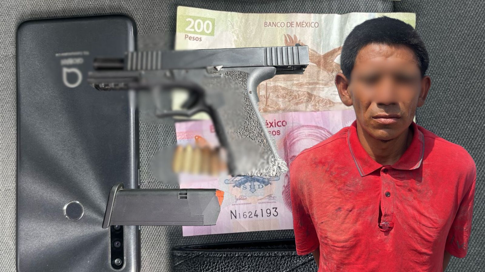 Municipal atora a hombre por robo con violencia en La Mesa