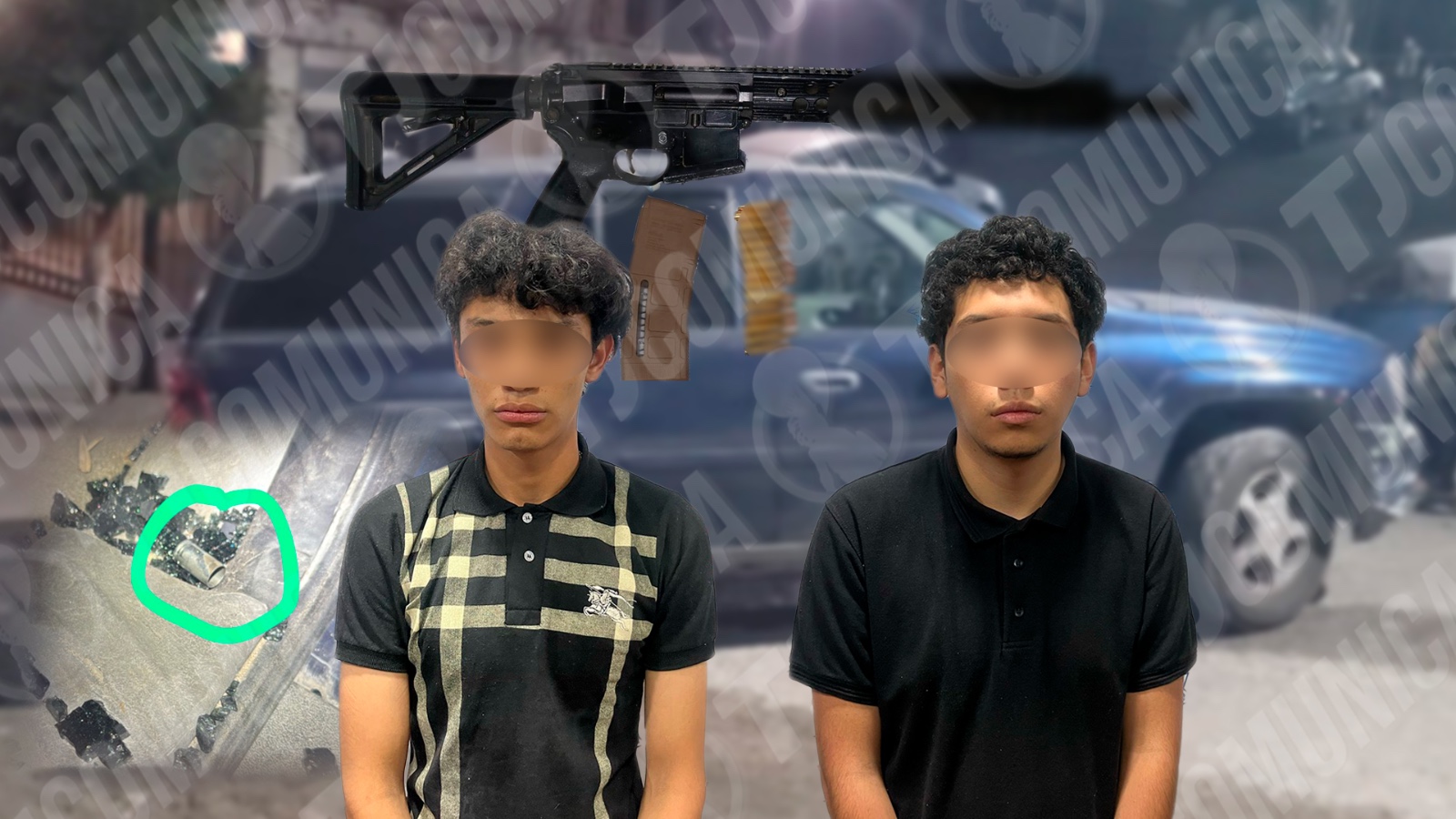 Detienen a dos menores armad*s tras ataque a policías y persecución en Camino Verde