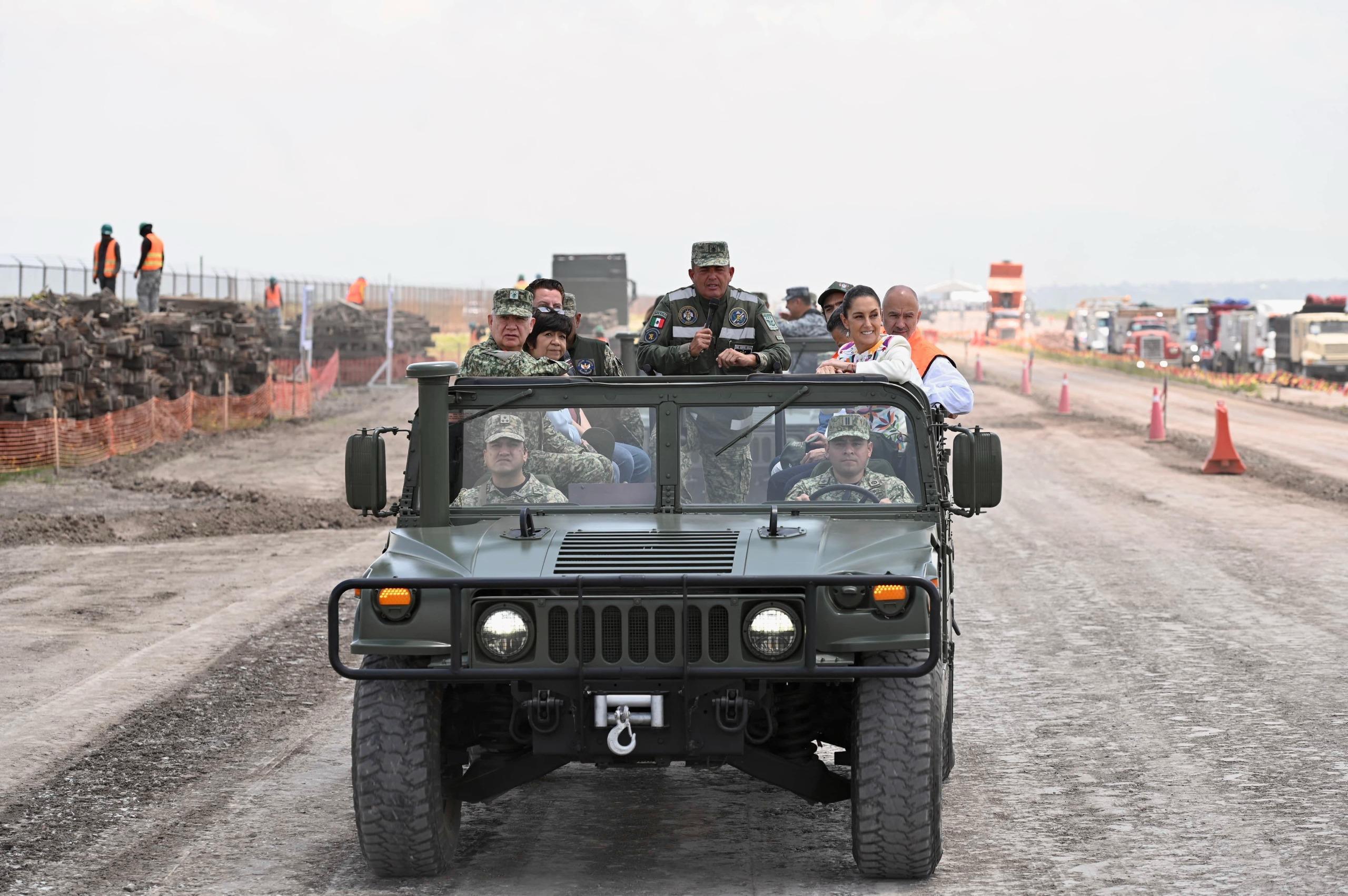AVANZA CONSTRUCCIÓN DE TREN MÉXICO-PACHUCA; PRESIDENTA CLAUDIA SHEINBAUM SUPERVISA OBRA