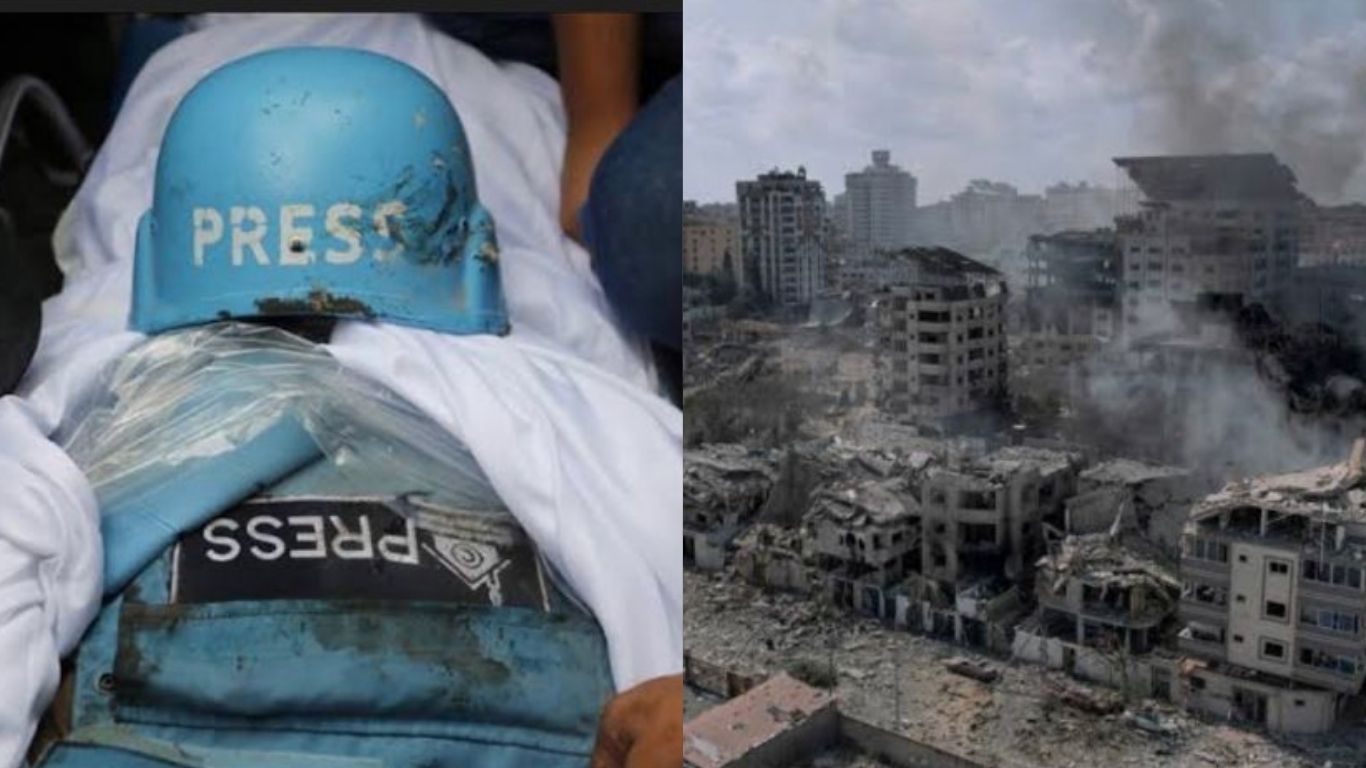 Suman seis los periodistas asesinados en un día por ejército israelí.