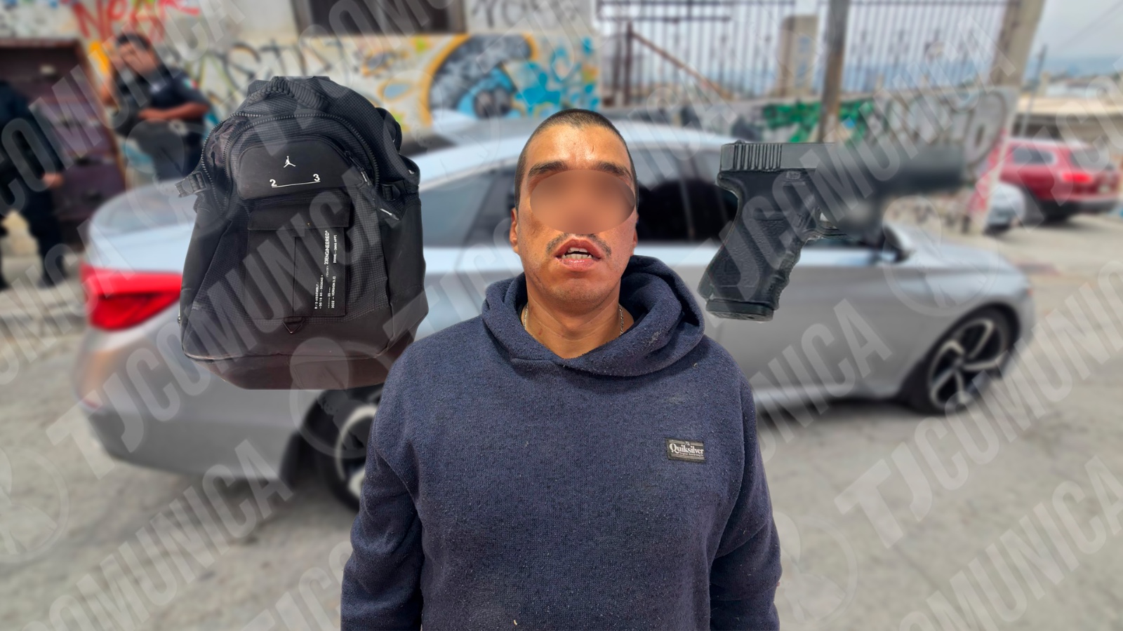 Detienen a asaltante de vehículo con violencia en la Zona Centro