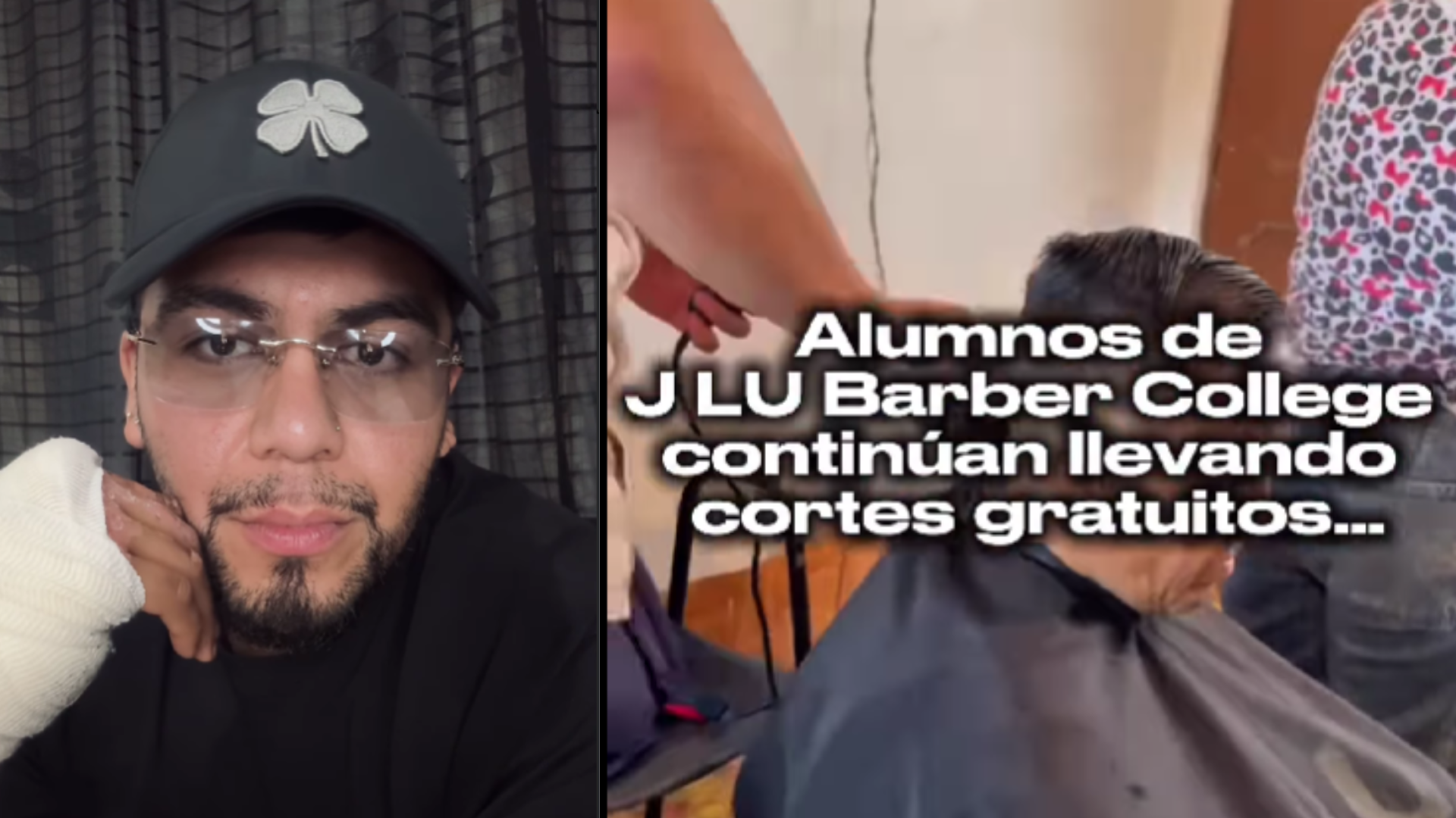 Joven sobreviviente de la explosión en Iztapalapa regala cortes de cabello en centro de rehabilitación: “Porque ser barbero es más que un oficio, es servir a la comunidad”