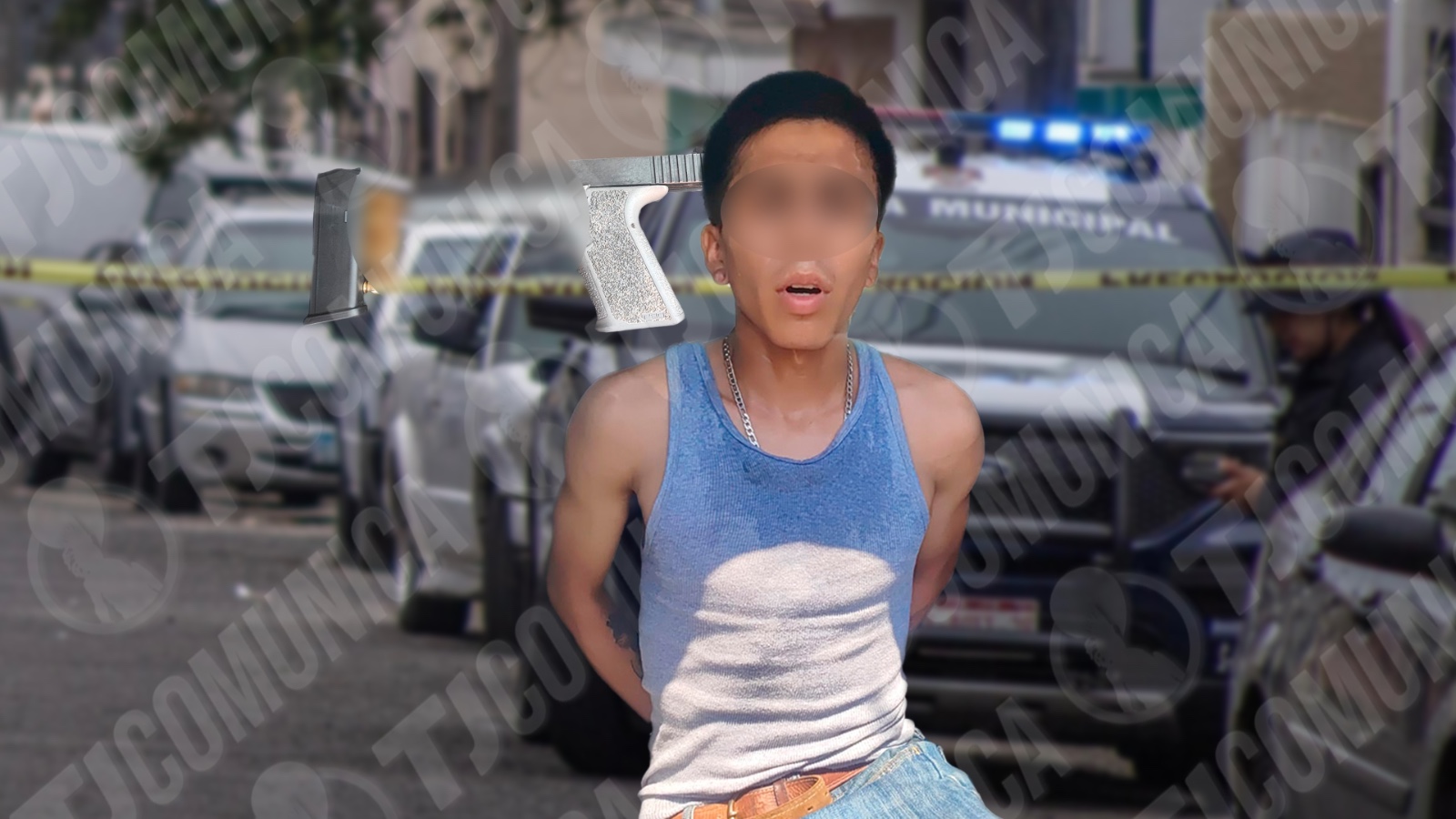 Ejecutó a uno y fue detenido en el Parque Teniente Guerrero