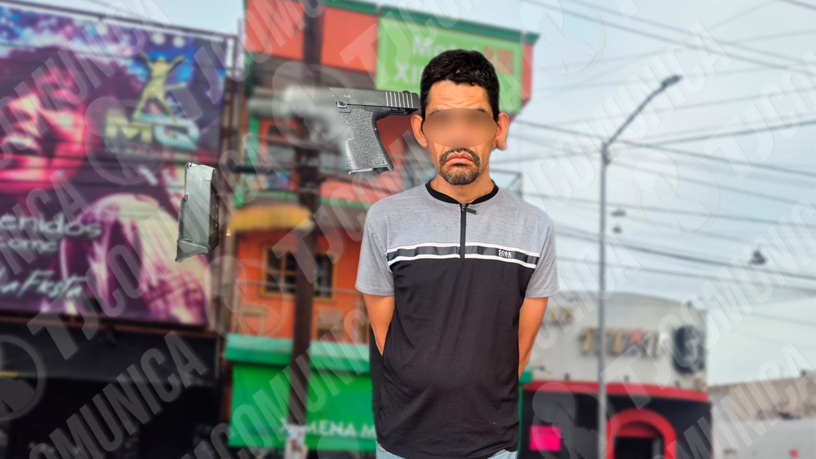 Quiso esconderse en un hotel, pero fue detenido por la Policía Municipal