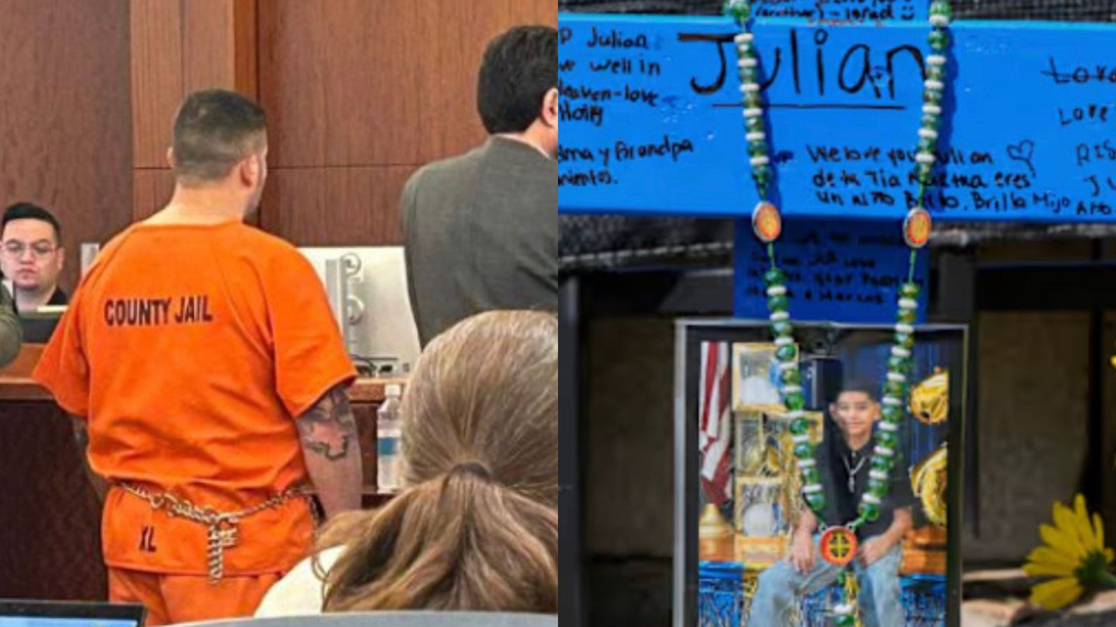 Fijan fianza de 1 millón al acusado de asesinar a un niño mientras jugaba a tocar timbres.