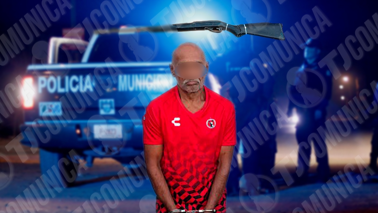 “Me pusieron a cuidar el punto de venta, por eso traigo el rifle”, confesó luego de ser detenido por la unidad táctica.