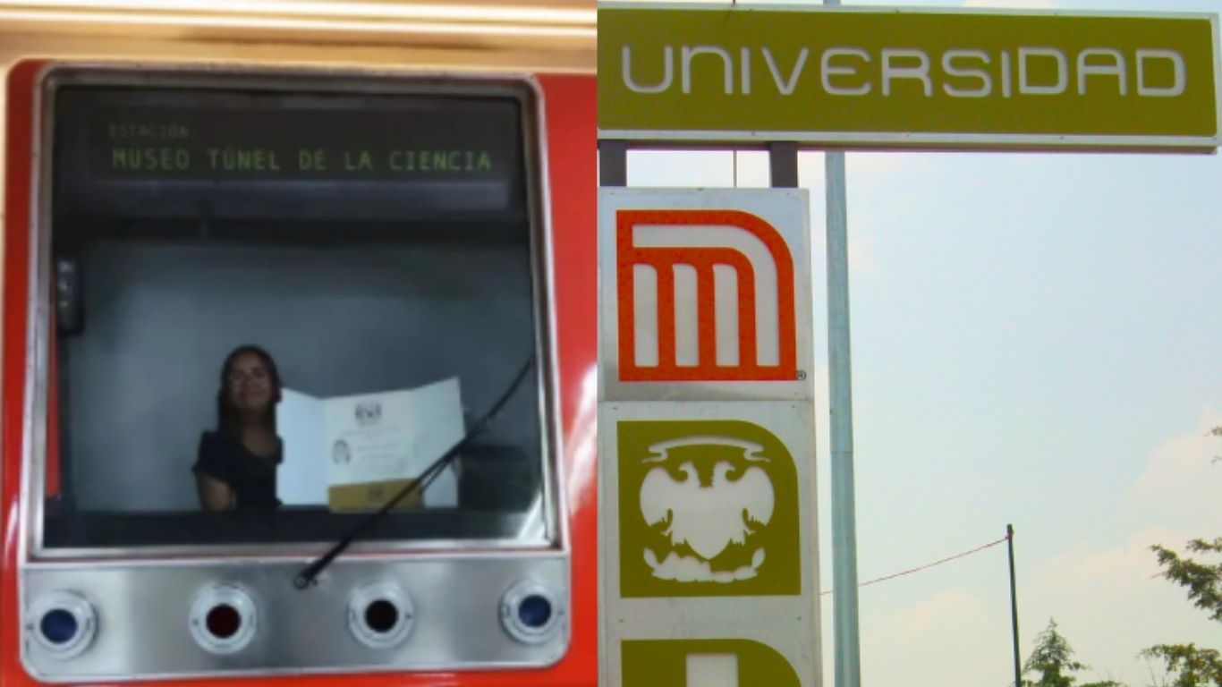Joven agradece al Metro por haberse titulado: “Sin el no hubiera podido estudiar en CU”.
