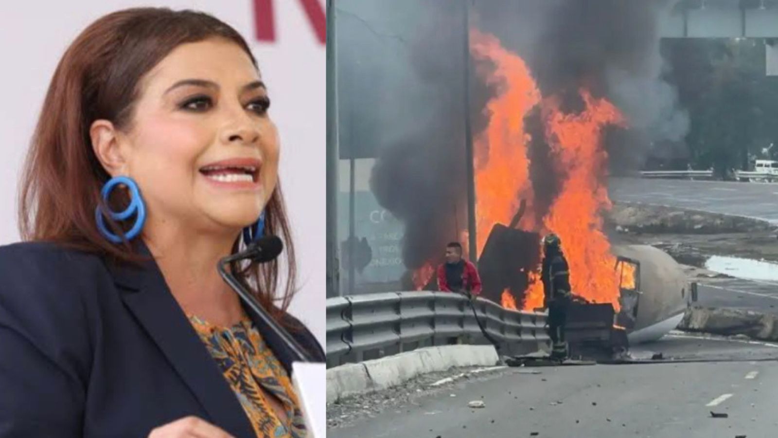 Chofer de la pipa está en estado crítico y bajo custodia.