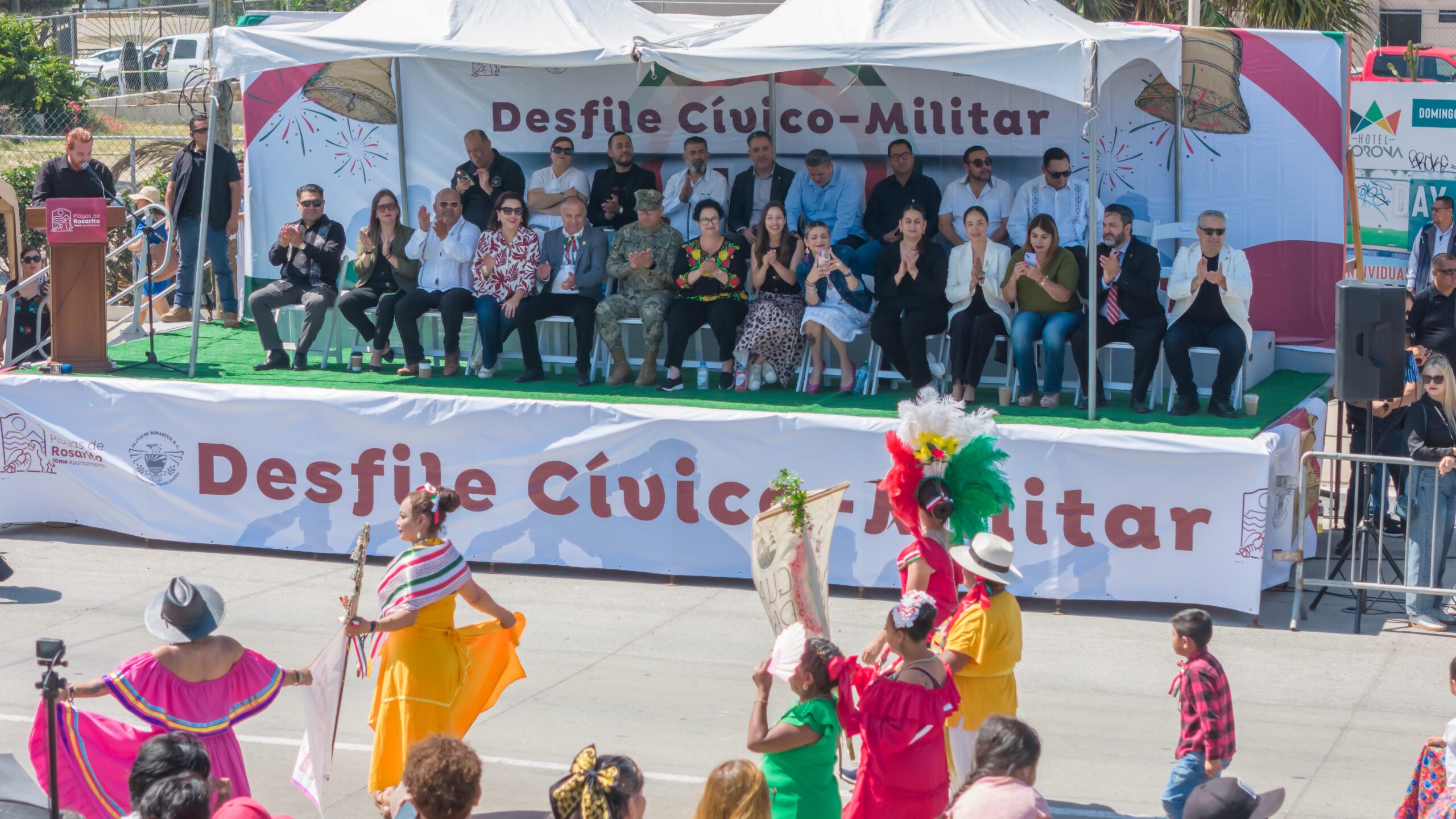 Cientos de rosaritenses disfrutaron del tradicional desfile cívico del 16 de septiembre