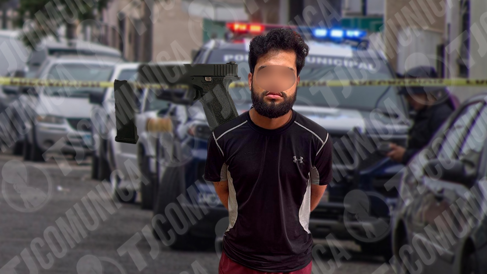 Bien “Machito” amenazó a su pareja con un arma de fuego; ya fue detenido