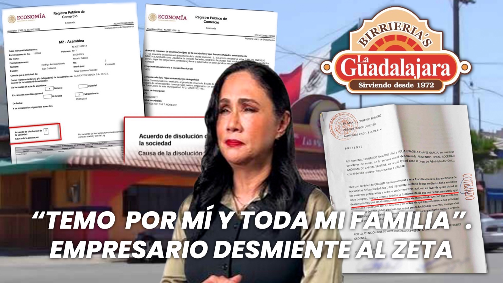 Desmienten al Semanario Zeta; empresario teme por si vida y la de su familia, por publicaciones de Adela Navarro