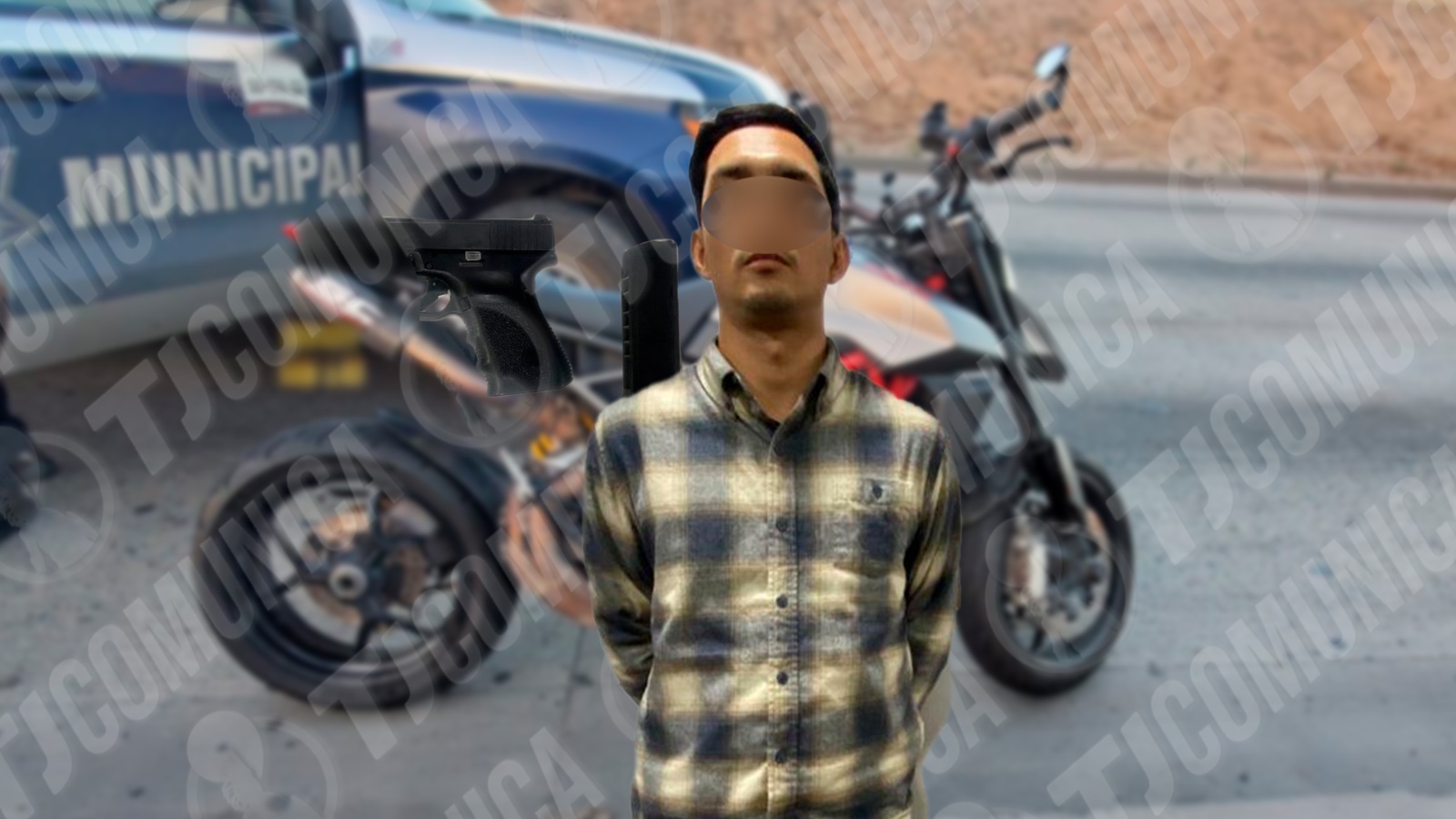 Detienen a hombre armado en la colonia Fortín de las Flores