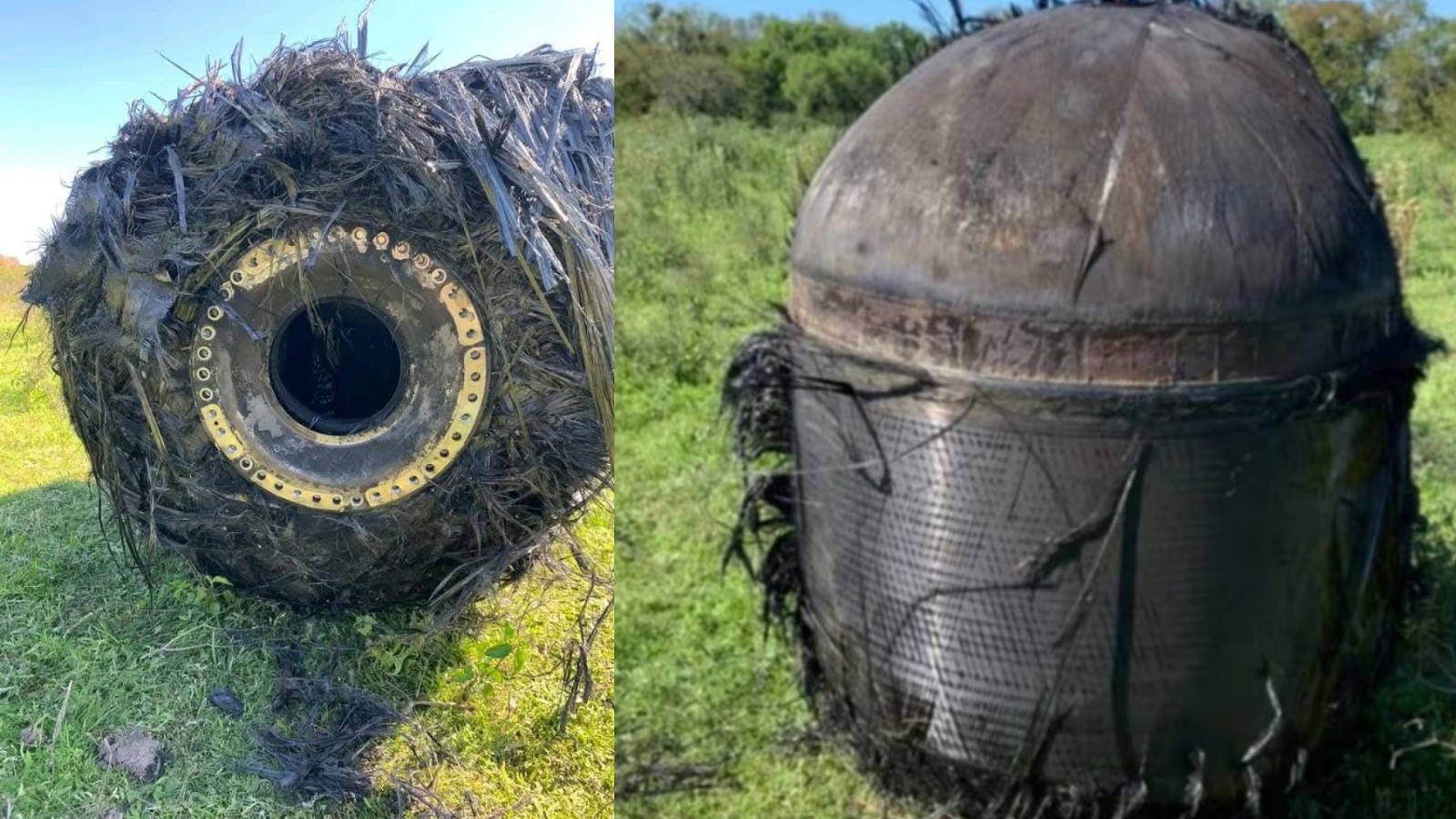 Extraño objeto cayó del cielo