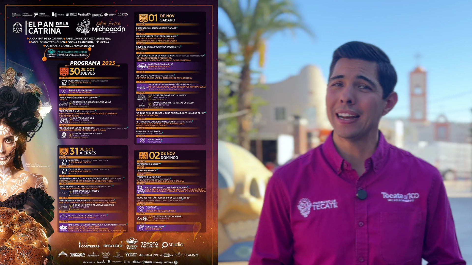 TODO LISTO PARA EL FESTIVAL DEL PAN DE LA CATRINA EN TECATE