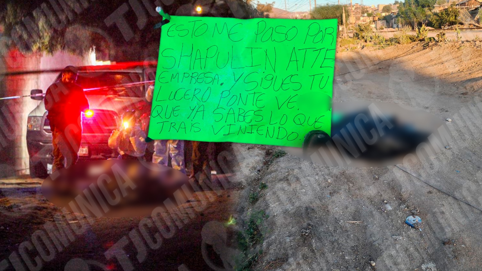 Amenazan en manta a una tal Lucero